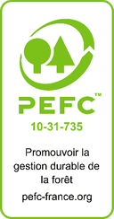 Logo PEFC, licence 10-31-735