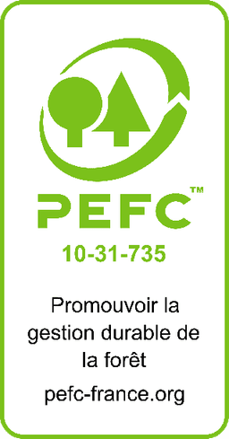 Logo PEFC, licence 10-31-735